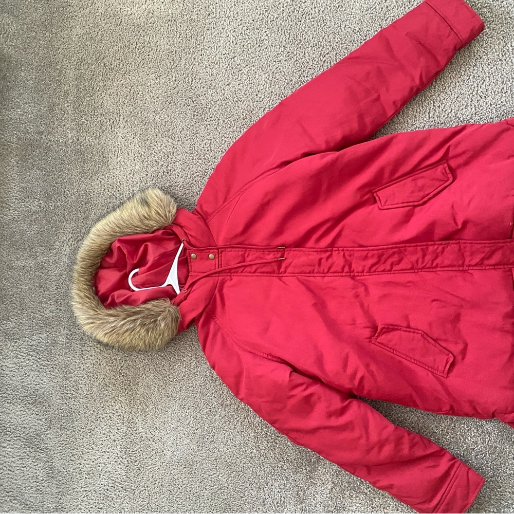old navy fur coat